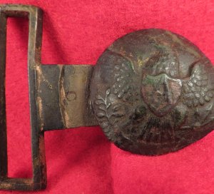 Militia Artillery Officer Two-Piece Buckle - Tongue Only - Priced Reduced